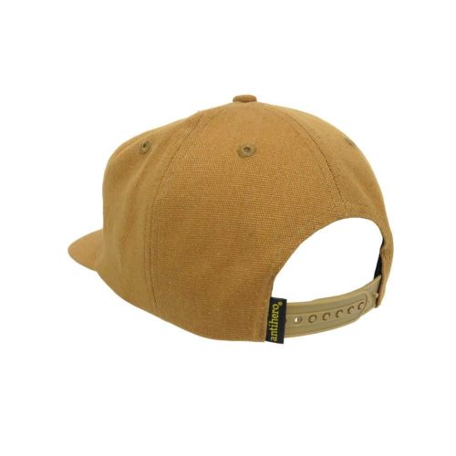  ANTIHERO CAP アンチヒーロー キャップ BASIC EAGLE SNAPBACK BROWN/GOLD スケートボード スケボー 2