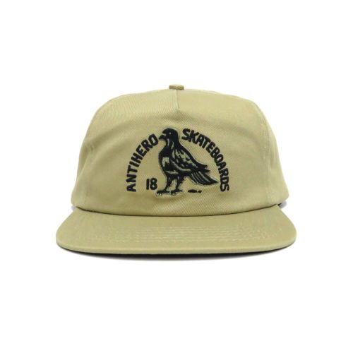ANTIHERO CAP アンチヒーロー キャップ CLUB HOUSE SNAPBACK TAN スケートボード スケボー 1