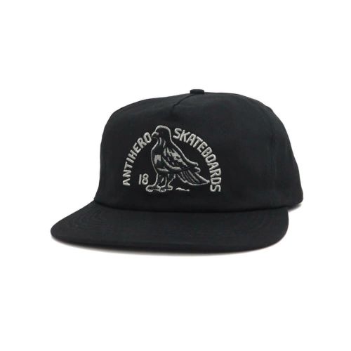ANTIHERO CAP アンチヒーロー キャップ CLUB HOUSE SNAPBACK BLACK スケートボード スケボー 