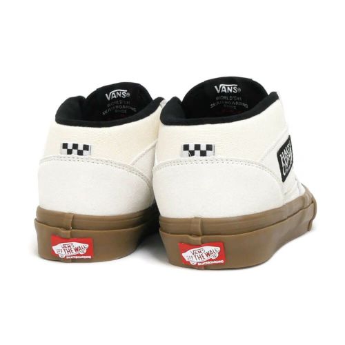 VANS SHOES バンズ シューズ スニーカー ハーフキャブ SKATE HALF CAB ANTIQUE WHITE/GUM（US企画） スケートボード スケボー 3