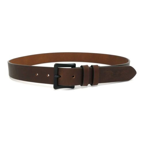 ANTIHERO BELT アンチヒーロー ベルト BASIC EAGLE LEATHER BELT BROWN/BLACK スケートボード スケボー　2