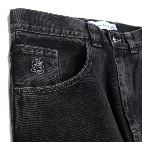 POLAR JEANS ポーラー パンツ ジーンズ 93! DENIM SILVER BLACK スケートボード スケボー 1