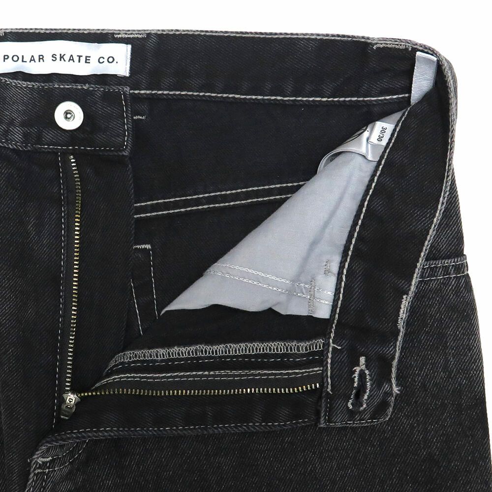 POLAR JEANS ポーラー パンツ ジーンズ 93! DENIM SILVER BLACK スケートボード スケボー 3