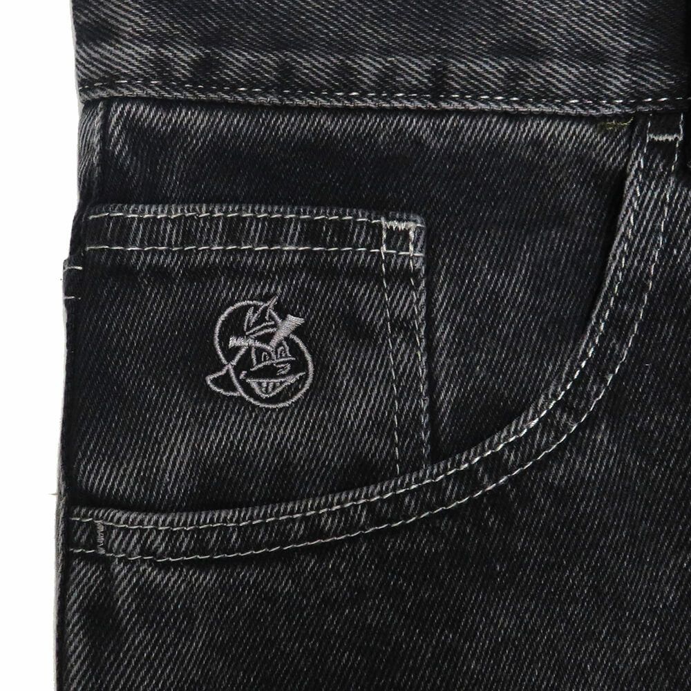 POLAR JEANS ポーラー パンツ ジーンズ 93! DENIM SILVER BLACK スケートボード スケボー 7