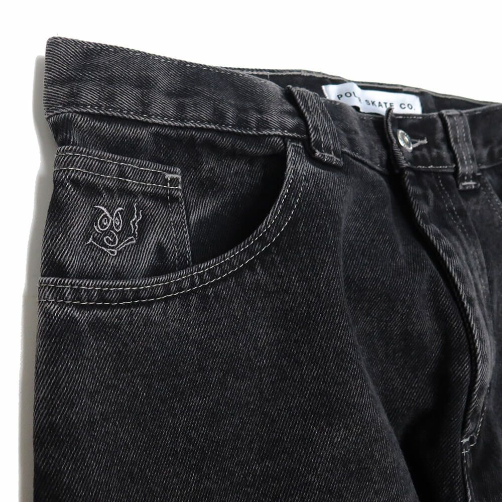 POLAR JEANS ポーラー パンツ ジーンズ 92! DENIM SILVER BLACK スケートボード スケボー 1