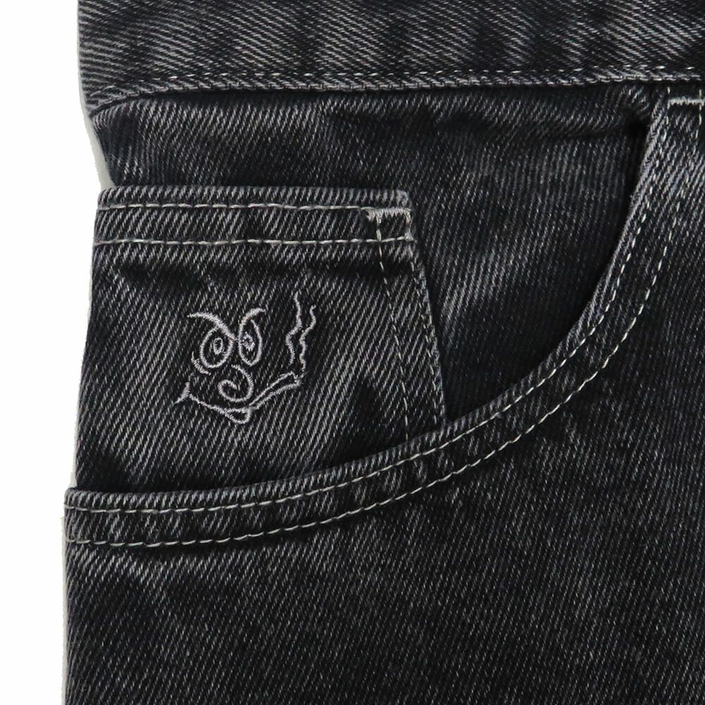 POLAR JEANS ポーラー パンツ ジーンズ 92! DENIM SILVER BLACK スケートボード スケボー 7