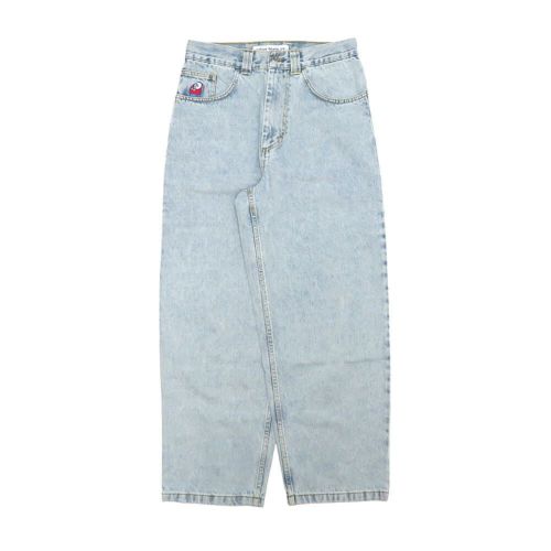 POLAR JEANS ポーラー パンツ ジーンズ ビッグボーイ BIG BOY OG LOGO LIGHT BLUE スケートボード スケボー 