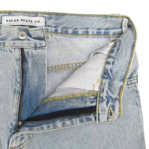 POLAR JEANS ポーラー パンツ ジーンズ ビッグボーイ BIG BOY OG LOGO LIGHT BLUE スケートボード スケボー 3