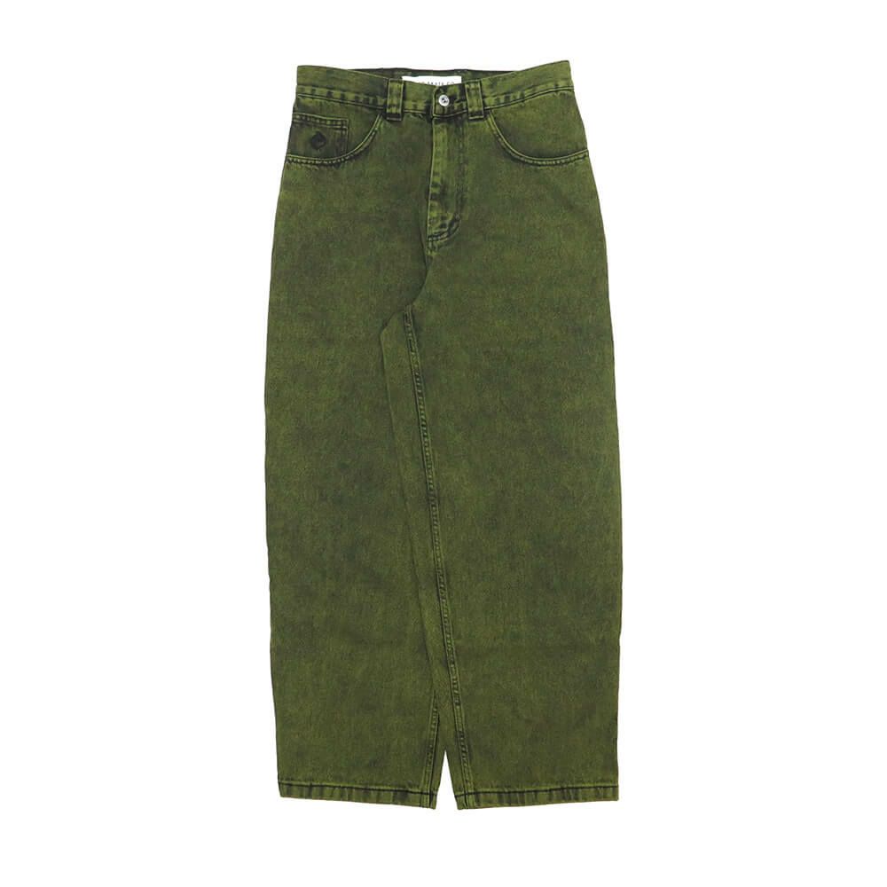 POLAR JEANS ポーラー パンツ ジーンズ ビッグボーイ BIG BOY GREEN/BLACK スケートボード スケボー 