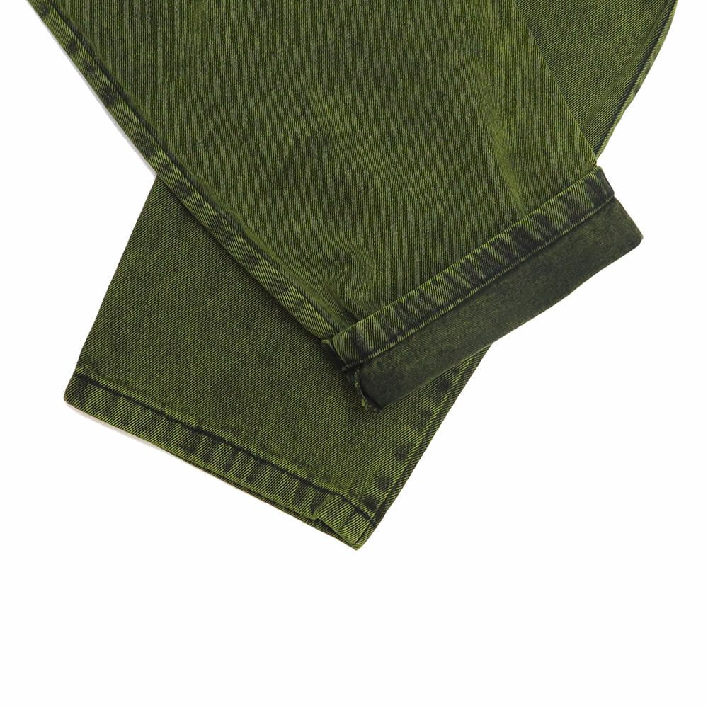 POLAR JEANS ポーラー パンツ ジーンズ ビッグボーイ BIG BOY GREEN/BLACK スケートボード スケボー 5