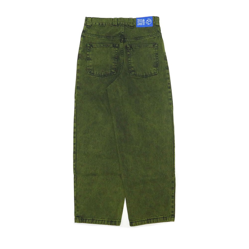 POLAR JEANS ポーラー パンツ ジーンズ ビッグボーイ BIG BOY GREEN/BLACK スケートボード スケボー 6