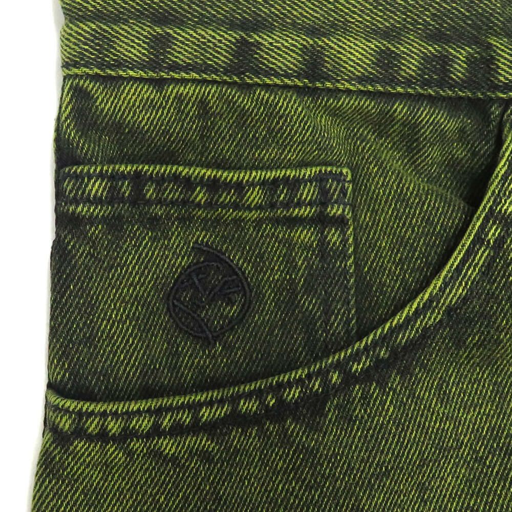 POLAR JEANS ポーラー パンツ ジーンズ ビッグボーイ BIG BOY GREEN/BLACK スケートボード スケボー 7