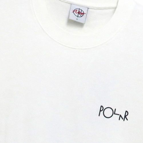 POLAR T-SHIRT ポーラー Tシャツ LAST NIGHT WHITE スケートボード スケボー 2