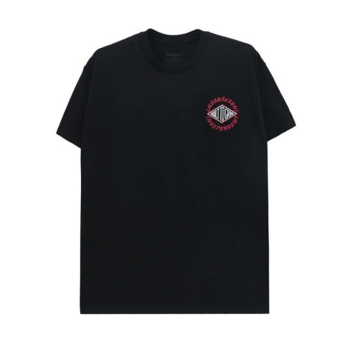 INDEPENDENT T-SHIRT インディペンデント Tシャツ FIRE STARTER BLACK スケートボード スケボー 1