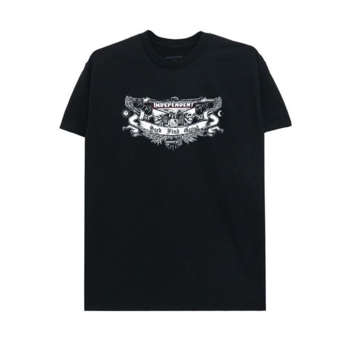  INDEPENDENT T-SHIRT インディペンデント Tシャツ SFG SOCIETY BLACK スケートボード スケボー 
