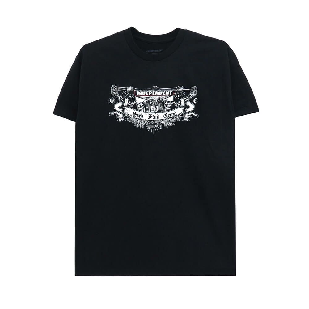  INDEPENDENT T-SHIRT インディペンデント Tシャツ SFG SOCIETY BLACK スケートボード スケボー 