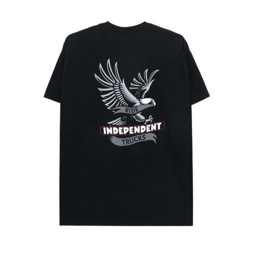 INDEPENDENT T-SHIRT インディペンデント Tシャツ LIBERTY BLACK スケートボード スケボー 