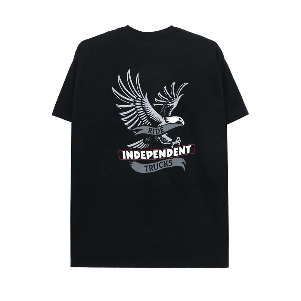 INDEPENDENT T-SHIRT インディペンデント Tシャツ LIBERTY BLACK スケートボード スケボー 