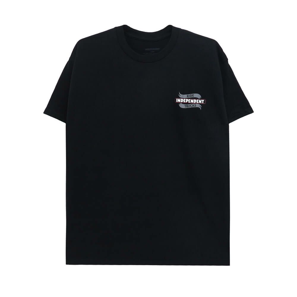 INDEPENDENT ロゴ Tシャツ ブラック INDEPENDENT TRUCK COMPNY tシャツ 「0」「INDEPENDENT/インデ