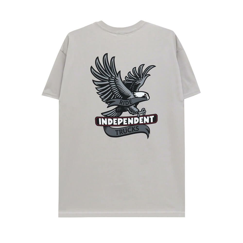  INDEPENDENT T-SHIRT インディペンデント Tシャツ LIBERTY ICE GREY スケートボード スケボー 