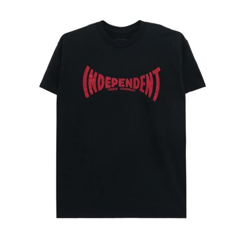 INDEPENDENT T-SHIRT インディペンデント Tシャツ SPAN BLACK スケートボード スケボー 
