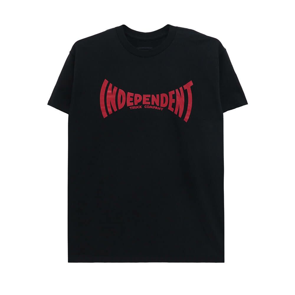 INDEPENDENT T-SHIRT インディペンデント Tシャツ SPAN BLACK スケートボード スケボー 