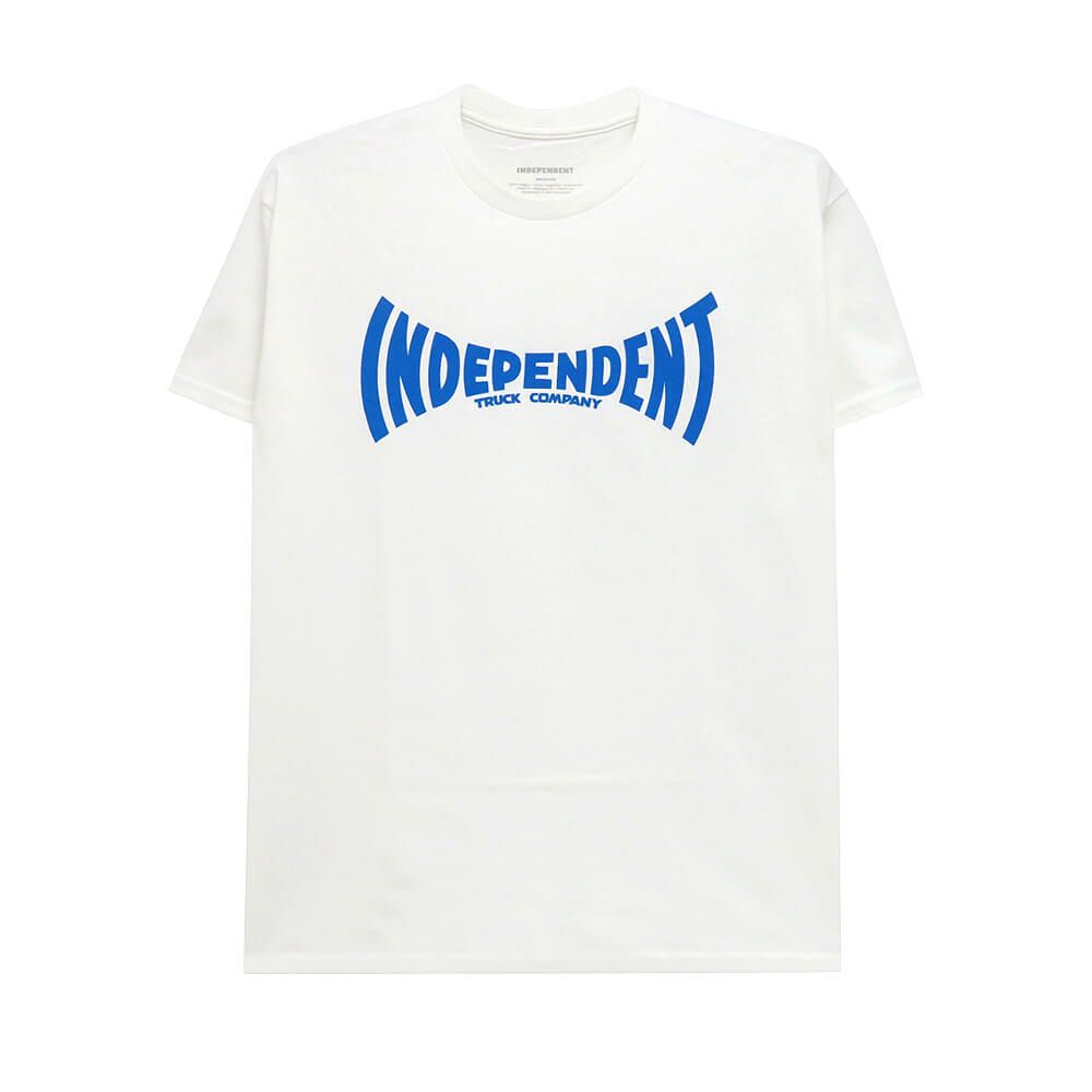  INDEPENDENT T-SHIRT インディペンデント Tシャツ SPAN WHITE スケートボード スケボー 