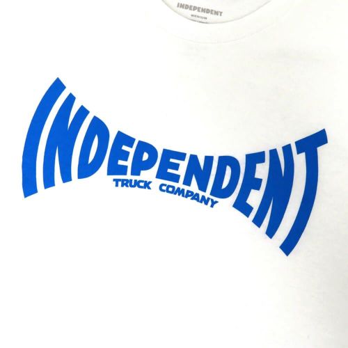  INDEPENDENT T-SHIRT インディペンデント Tシャツ SPAN WHITE スケートボード スケボー 1