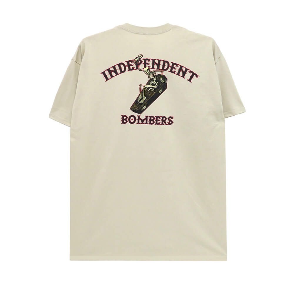  INDEPENDENT T-SHIRT インディペンデント Tシャツ BOMBERS SAND スケートボード スケボー 