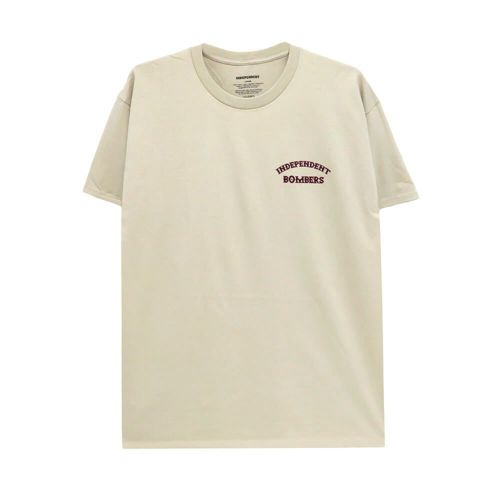  INDEPENDENT T-SHIRT インディペンデント Tシャツ BOMBERS SAND スケートボード スケボー 1