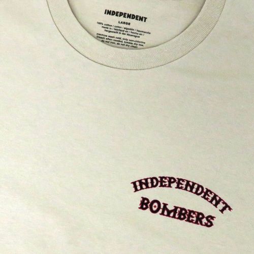  INDEPENDENT T-SHIRT インディペンデント Tシャツ BOMBERS SAND スケートボード スケボー 2