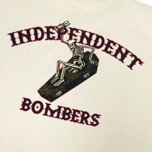  INDEPENDENT T-SHIRT インディペンデント Tシャツ BOMBERS SAND スケートボード スケボー 3