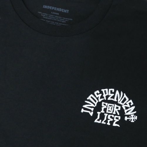 INDEPENDENT T-SHIRT インディペンデント Tシャツ TRUCK HEAD BLACK スケートボード スケボー 2