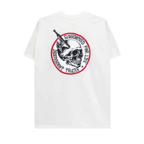  INDEPENDENT T-SHIRT インディペンデント Tシャツ TRUCK HEAD WHITE スケートボード スケボー 