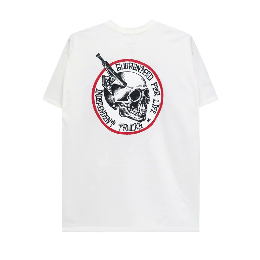  INDEPENDENT T-SHIRT インディペンデント Tシャツ TRUCK HEAD WHITE スケートボード スケボー 