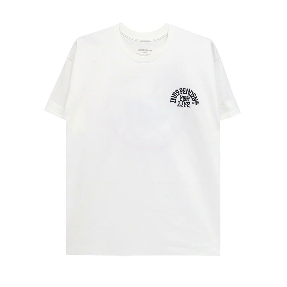  INDEPENDENT T-SHIRT インディペンデント Tシャツ TRUCK HEAD WHITE スケートボード スケボー 1