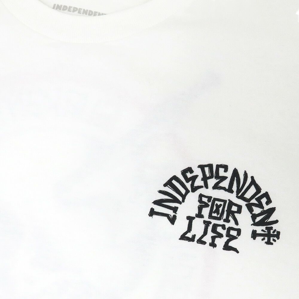  INDEPENDENT T-SHIRT インディペンデント Tシャツ TRUCK HEAD WHITE スケートボード スケボー 2