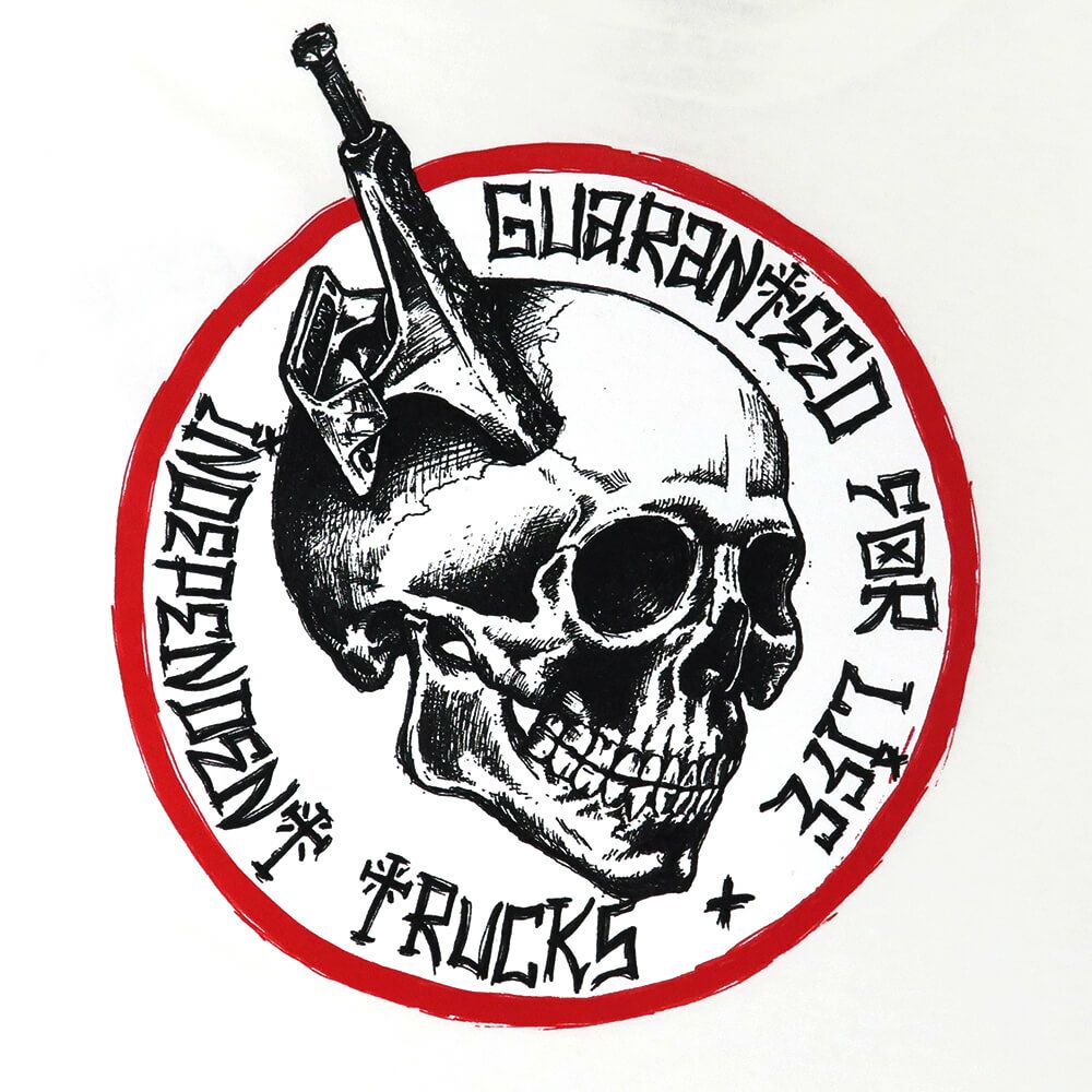  INDEPENDENT T-SHIRT インディペンデント Tシャツ TRUCK HEAD WHITE スケートボード スケボー 3