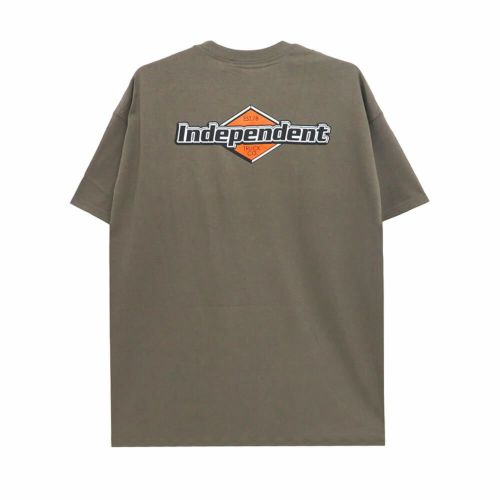 INDEPENDENT T-SHIRT インディペンデント Tシャツ MOJOCHROME OLIVE スケートボード スケボー 