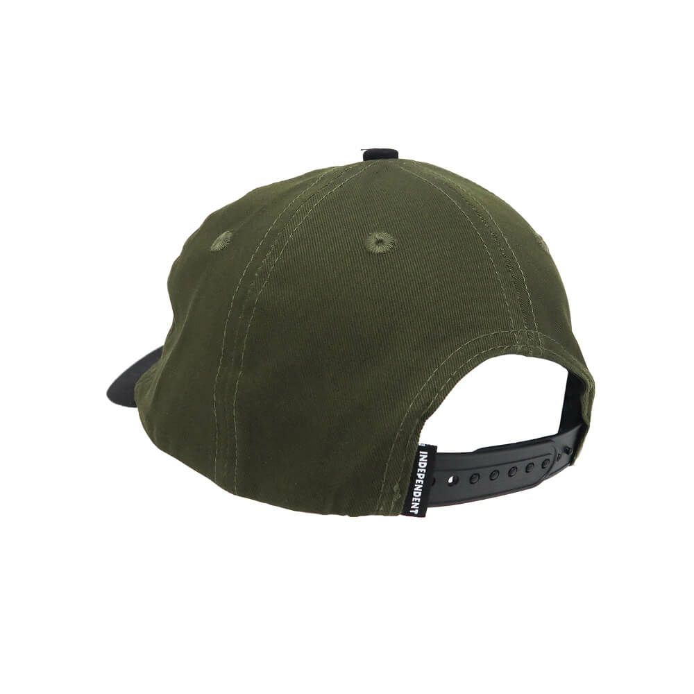  INDEPENDENT CAP インディペンデント キャップ MOJOCHROME DAD SNAPBACK OLIVE/BLACK スケートボード スケボー 2