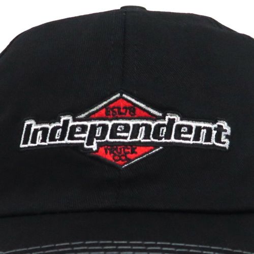  INDEPENDENT CAP インディペンデント キャップ MOJOCHROME DAD SNAPBACK BLACK スケートボード スケボー 4