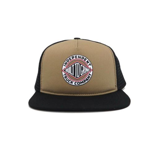 INDEPENDENT MESHCAP インディペンデント メッシュキャップ BTG SUMMIT TRUCKER SADDLE/BLACK スケートボード スケボー 1