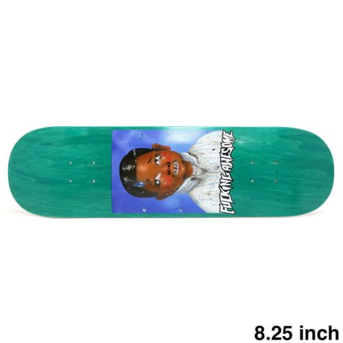 FUCKING AWESOME DECK ファッキンオーサム デッキ LOUIE LOPEZ CLASS PHOTO PAINTED BY SICKID EMERALD STAIN 8.25 SHAPE 1 スケートボード スケボー 1