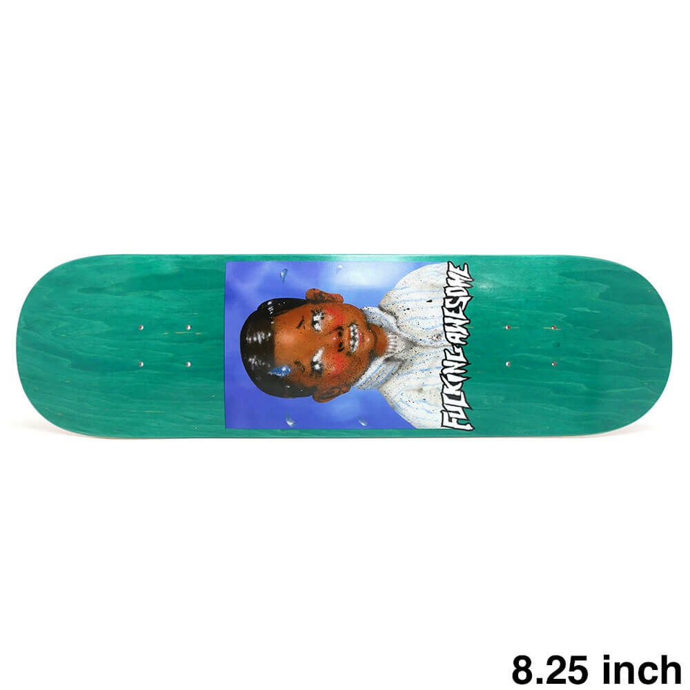 FUCKING AWESOME DECK ファッキンオーサム デッキ LOUIE LOPEZ CLASS PHOTO PAINTED BY SICKID EMERALD STAIN 8.25 SHAPE 1 スケートボード スケボー 1