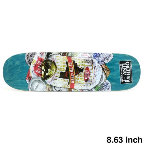 ANTIHERO DECK アンチヒーロー デッキ RANEY BERES REFUSE EMERALD STAIN 8.63 スケートボード スケボー　1
