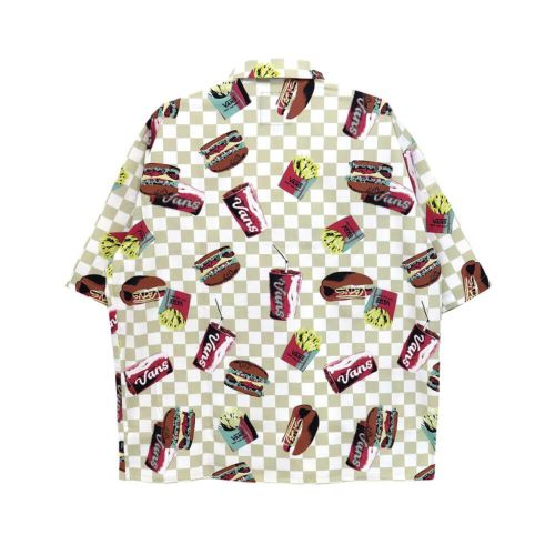 VANS SHORT SLEEVE SHIRTS バンス 半袖シャツ POP FAST FOOD COLORFUL スケートボード スケボー 2