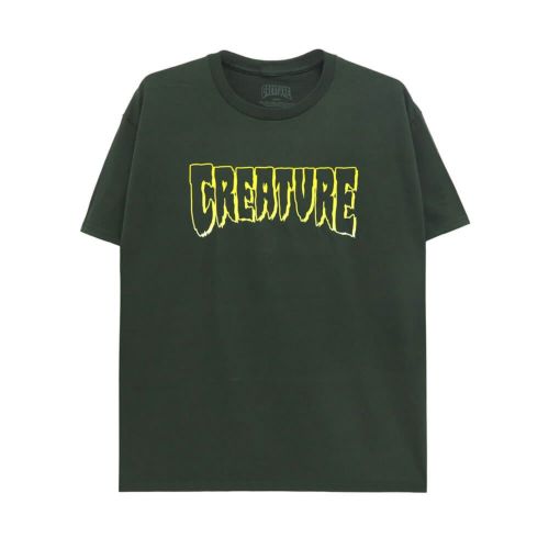 CREATURE T-SHIRT クリーチャー Tシャツ LOGO OUTLINE FOREST スケートボード スケボー 