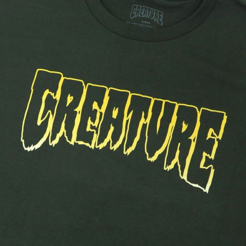 CREATURE T-SHIRT クリーチャー Tシャツ LOGO OUTLINE FOREST スケートボード スケボー 1
