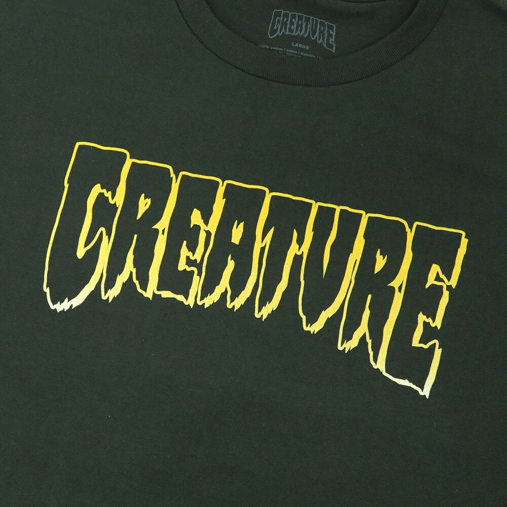 CREATURE T-SHIRT クリーチャー Tシャツ LOGO OUTLINE FOREST スケートボード スケボー 1