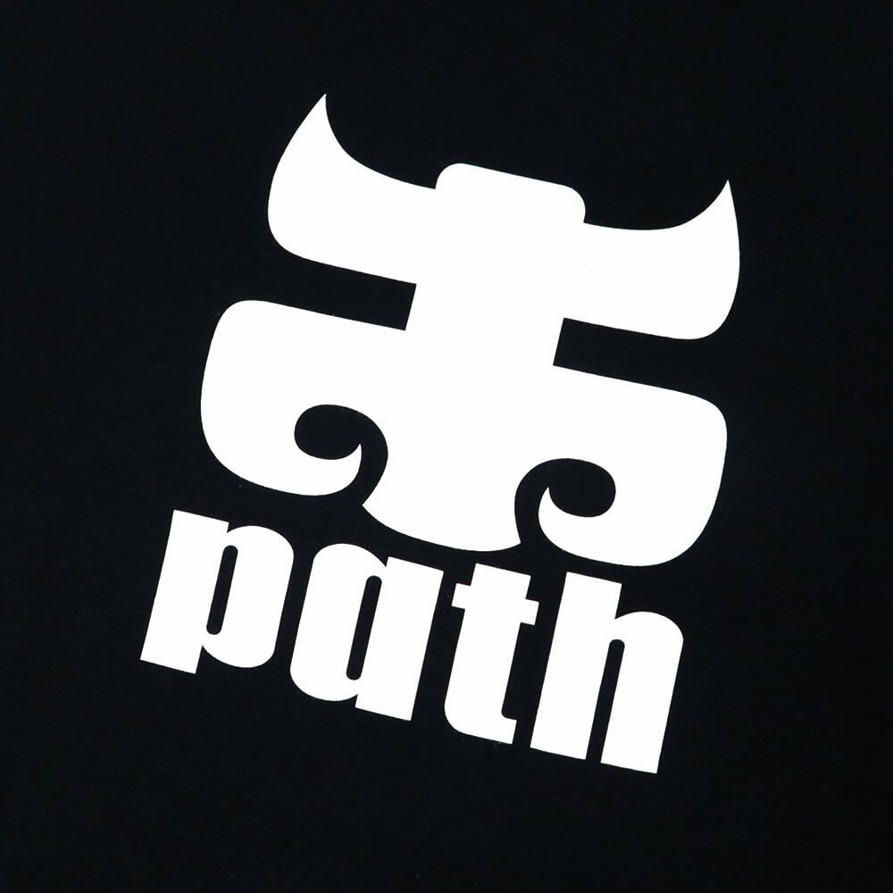 IPATH T-SHIRT アイパス Tシャツ CLASSIC LOGO BLACK スケートボード